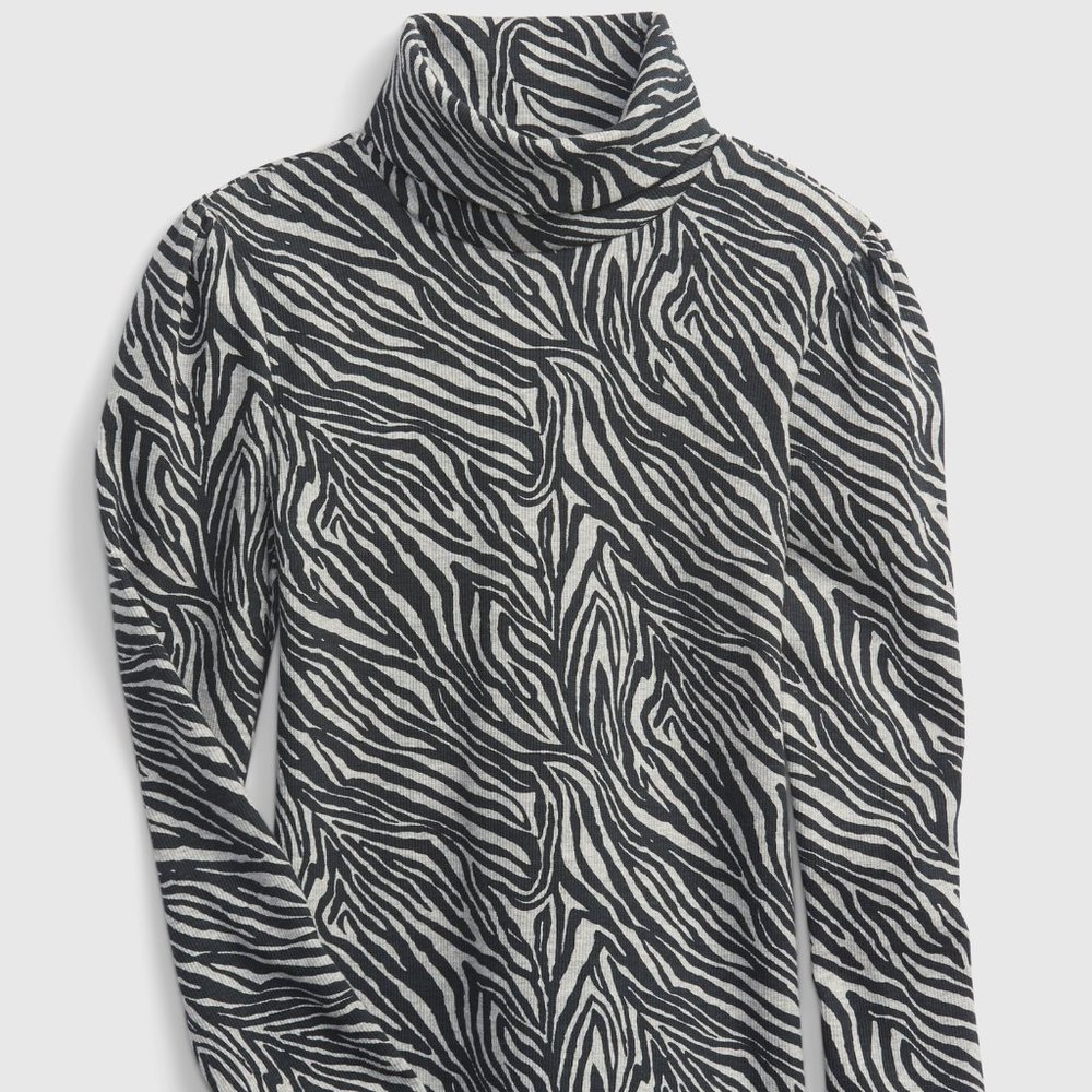 GAP Kids Ribbed Turtleneck T-Shirt Top